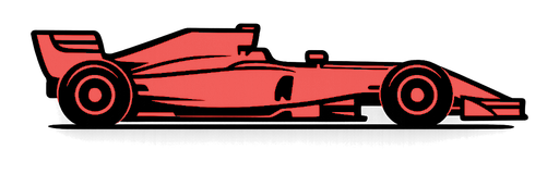 Red RC race car