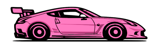 Pink RC race car